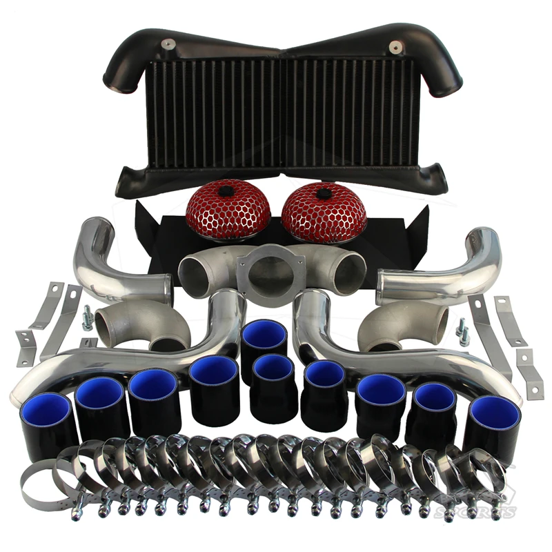 Алюминиевый интеркулер для 300ZX Twin Turbo Fairlady Z32 VG30DETTBlack/Blue/Red| |