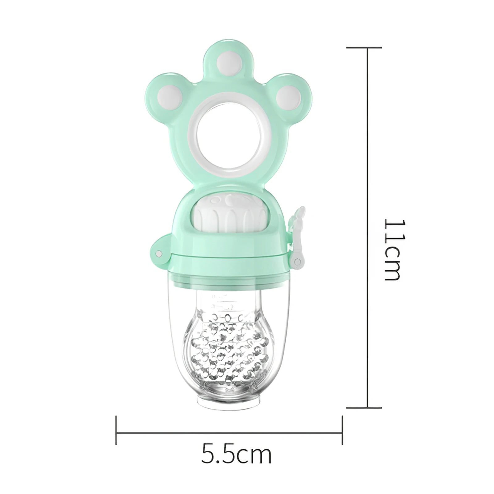 

1pc 20mm Juice Hole Baby Fruit Feeder Silicone Removeable Infant Teething Toy Comfortable Baby Feeder Easy Use Nipple Teether
