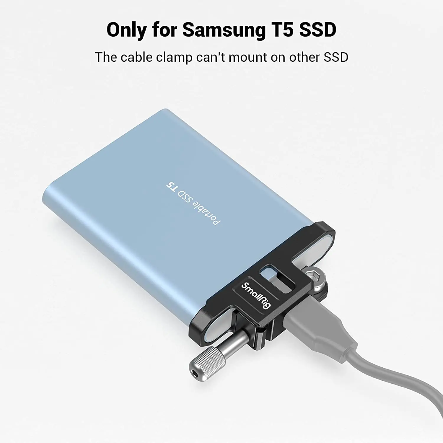 Крепление SmallRig Camera Rig Mount для Samsung T5 SSD Blackmagic Design Pocket Cinema 4K / 6K cage 2245 on.