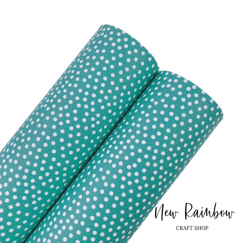 Новинка Радужная Классическая в горошек 4 цвета Сделай Сам искусственная кожа