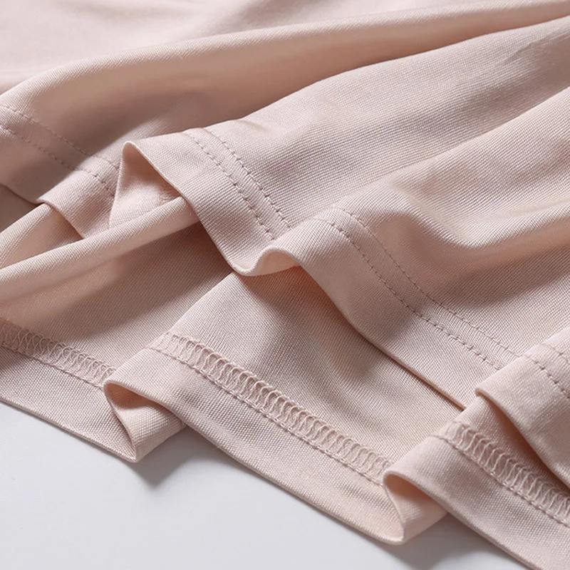 

Natural silk sleepwear women nightgown Short sleeve summer plus size Long sleeping dress pijamas ladies home wear