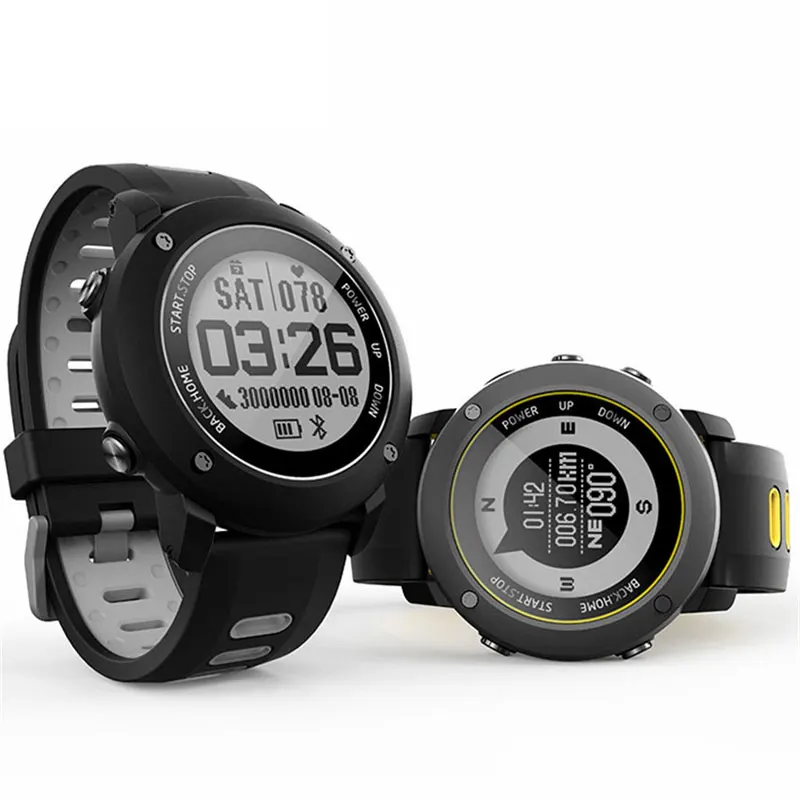 

Профессиональные уличные спортивные GPS Смарт-часы IP68 100 метров Глубокий водонепроницаемый пульсометр компас наручные часы