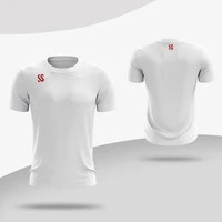 custom menwomen tennis shirts badminton short sleeve t shirts table tennis clothes breathable jersey quick dry sports tops