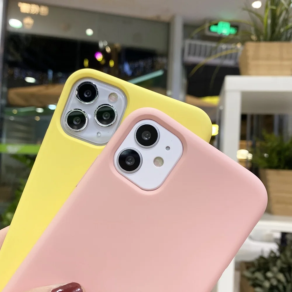 Ottwn сплошной цвет шнур цепи ожерелье ремешок чехол для телефона iPhone 11 Pro X XR XS Max 7 8