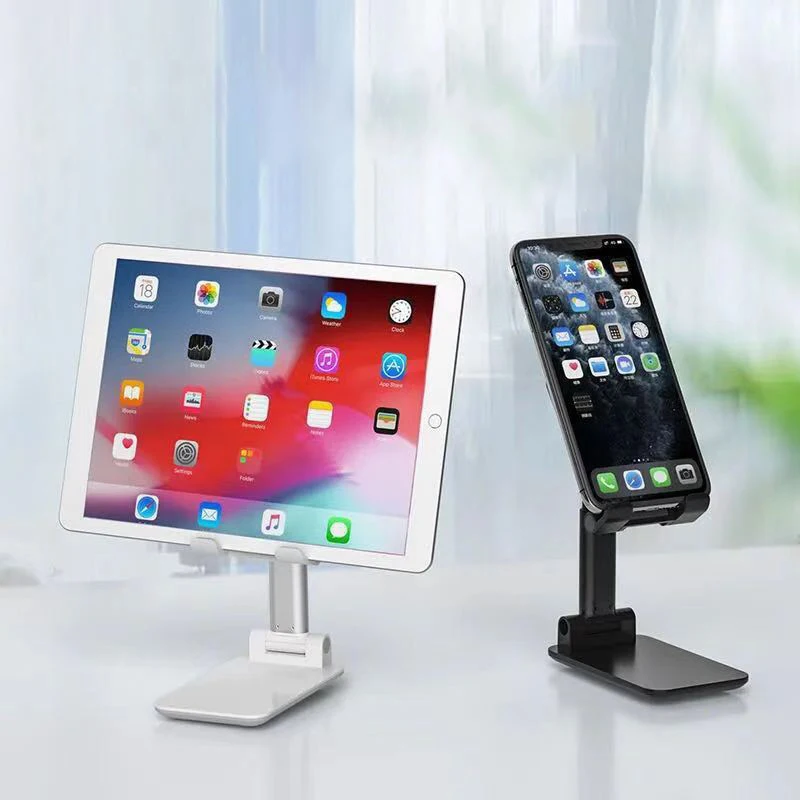 new desk mobile phone holder stand for iphone ipad xiaomi adjustable desktop tablet holder universal table cell phone stand free global shipping