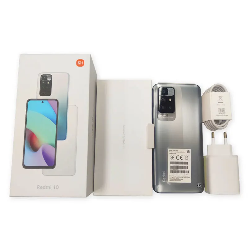 Глобальная версия Xiaomi Redmi 10 64 Гб/128 Гб новый смартфон 50MP AI Quad Camera 90 Гц FHD Display MediaTek Helio