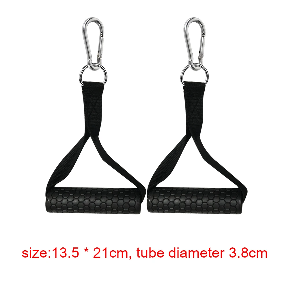 

2pcs Yoga Pilates Pull Rope Elastic Resistance Band Handles Fitness Equipment Multi-function Equipment for Exercise