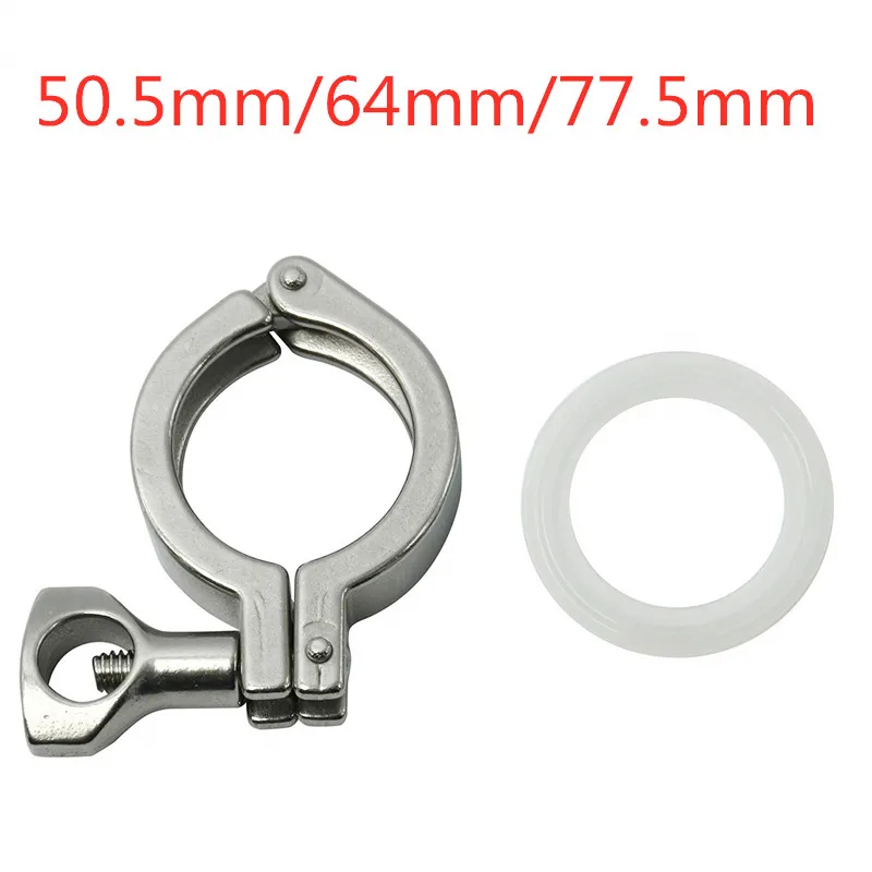 Сверхмощный тройной зажим из нержавеющей стали с одной штифтовой гайкой и