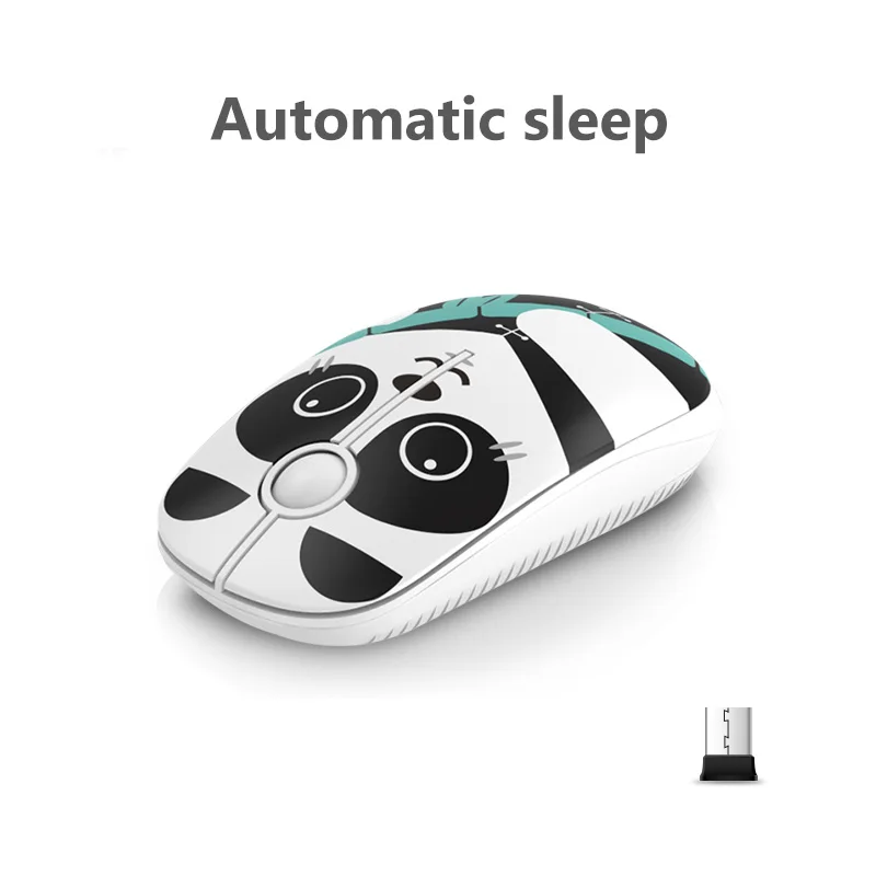 Мышь компьютерная беспроводная игровая с милыми животными 2 4 ГГц USB|Мыши| |