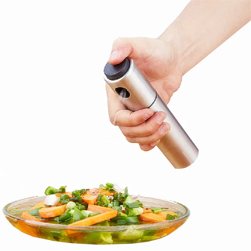 

Kitchen Oil Bottle Thumb Push Sprayer Barbecue Mixing Condiment Bottle Vinegar Soy Sauce Spray Oiler Seasoning Condiment Bottle