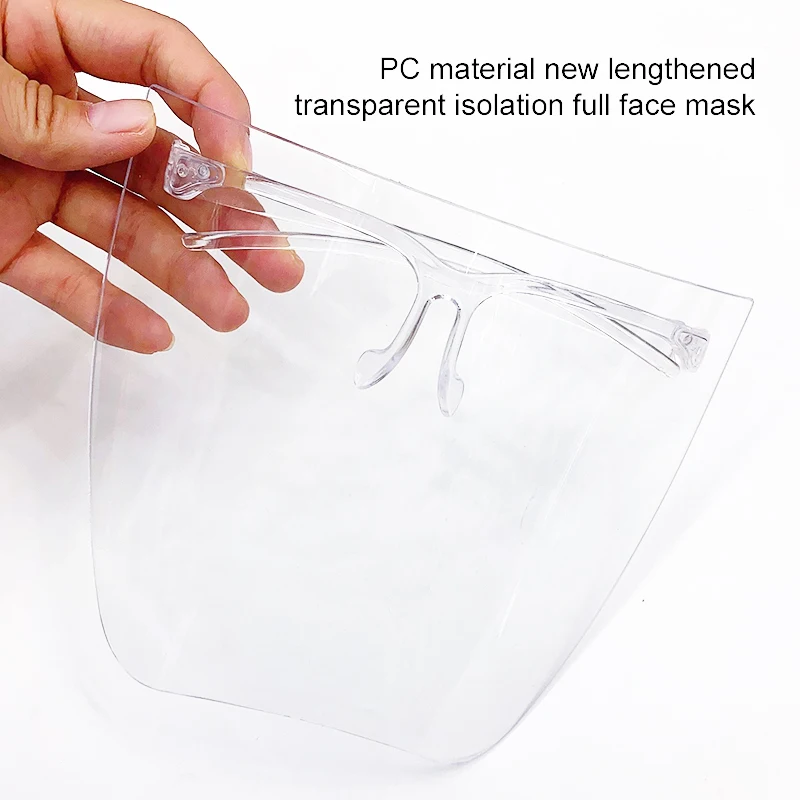 

1Pc Kitchen Transparent Face Shield Anti-oil Onion Goggles Dust-Proof Face Protective Mask Mascarilla Reutilizable Cooking Tools
