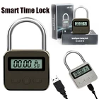 Умный металлический цифровой таймер, электронный таймер для связывания, фетиш, электронный таймер, ограничители для БДСМ, секс-игрушки для взрослых пар