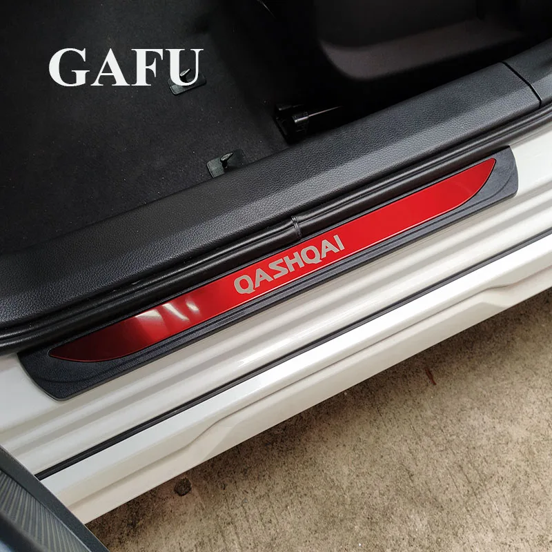 Купи For Nissan Qashqai J10 Accessories 2014 2013 2012 2009 2008 Stainless Steel Car Door Sill Scuff Plate Guard Protector Sticker за 1,380 рублей в магазине AliExpress