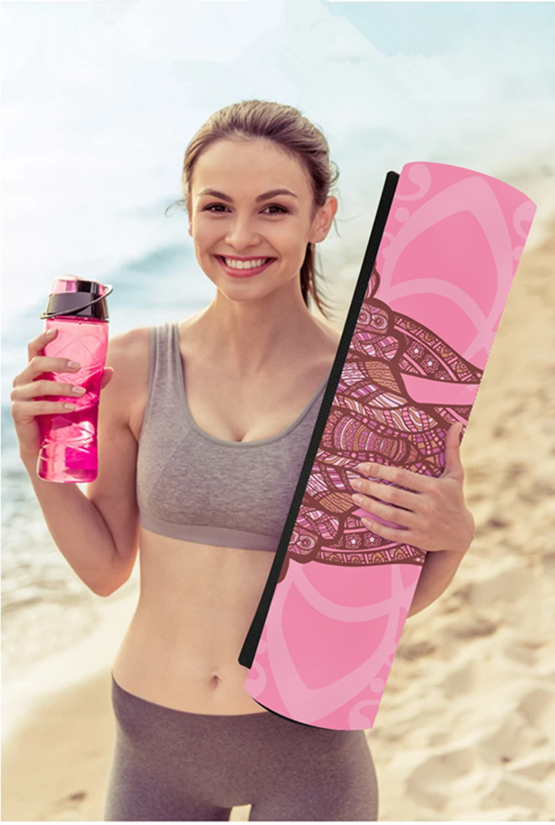 

183CM*68CM*6MM Yoga Mat thick Suede TPE Breathable Non-Slip Quick-drying Fitness Gym Dance Exercise Mat Pilates Family cushion