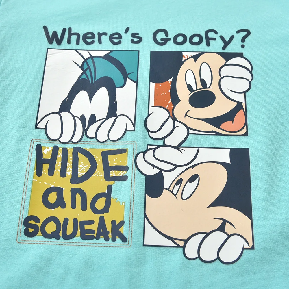 Весенне осенняя футболка в полоску с длинными рукавами и изображением Минни