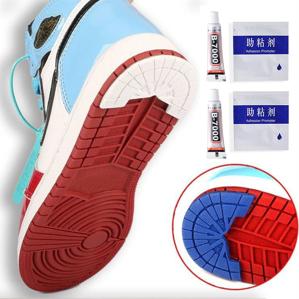 Anti-Slip Rubber Shoe Sole Protector for Sneakers Heel Sole Protector Sticker for Sports Shoes Repair Kit Witth Strong Shoe Glue