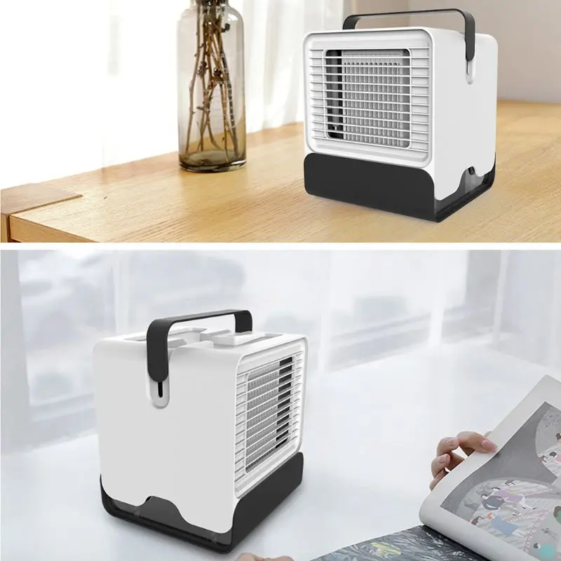 

2021 New Mini Air Cooler Negative Ion Air Conditioning Fan Dormitory Office Usb Small Cooling Fan