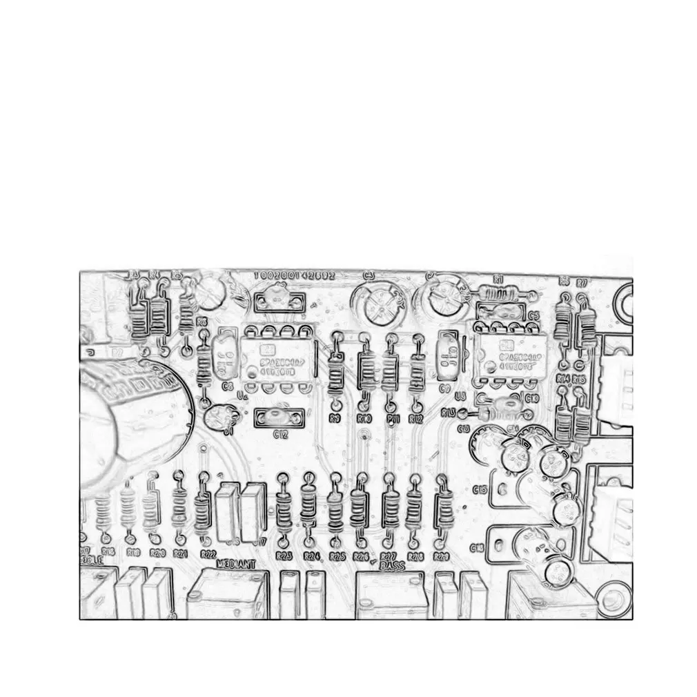 NE5532 предусилитель Предварительный усилитель аудио Регулировка пластины двойной