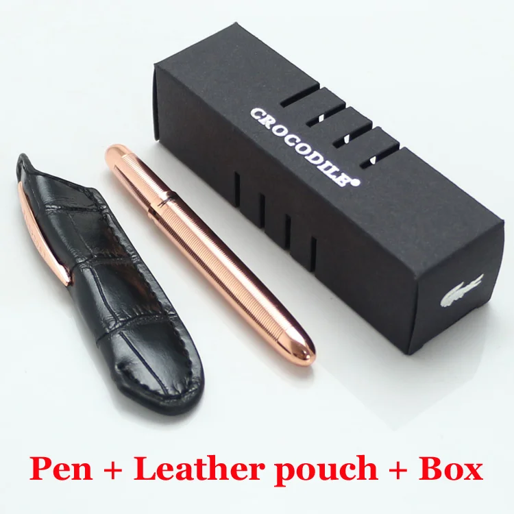 Компактная шариковая ручка с тиснением под крокодила 9 см|pen rose|pen rose goldballpoint pen |