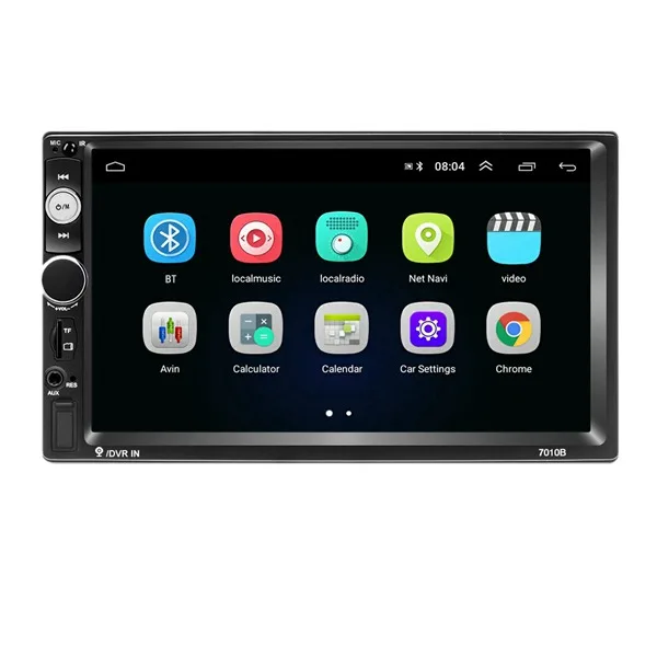 Автомобильный MP5 плеер Android 8 1 7 дюймов 2DIN автомобильный аудио 1024x600 HD DVD с Bluetooth CarPlay