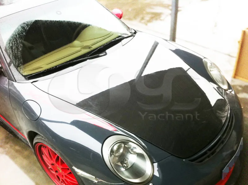 Автомобильный Стайлинг из углеродного волокна комплект капота для 2005 2011 987 Boxster