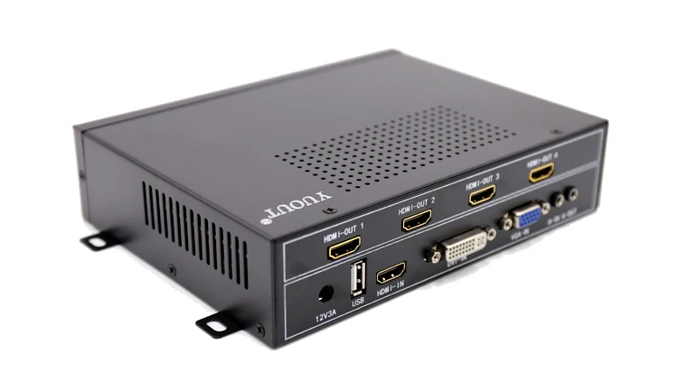 YD TV 04 HDMI 2x2 настенный видеоконтроллер USB/HDMI/VGA/DVI ТВ-процессор 4 ТВ-шоу Сращивание