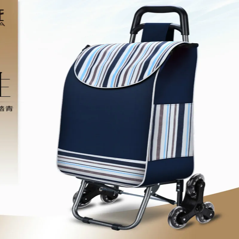 Продуктовая тележка маленькая складная портативная домашняя для подъема по