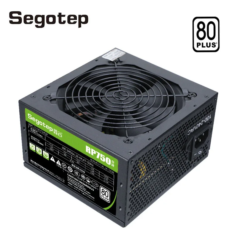 Блок питания Segotep 80Plus 650 Вт 12 В ATX 120 мм бесшумный блок для ПК охлаждающий
