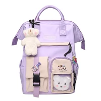 weysfor 2021 women waterproof candy color backpacks fancy high school bags preppy backpack for teenage girl cute travel rucksack