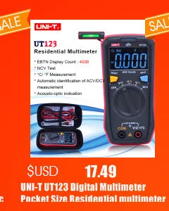 Блок UT611/UT612 Цифровой LCR измеритель цифровой емкости индуктивность DC тестер сопротивления 100 Гц 120 Гц 1 кГц 10 кГц 100 кГц частота