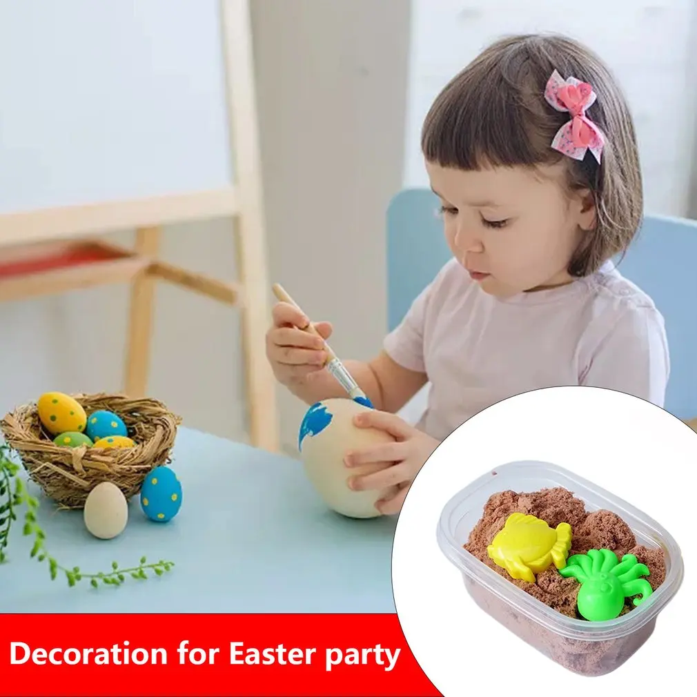 

1pc Children's Educational Toy Handmade Diy Cotton Sand Decompression Space Sand Intellectual Toy Random Color