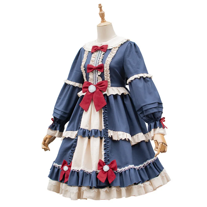 

MAGOGO Original Lolita OP Dress New High-Waisted Thin Cute Fairy Long Sleeve Sweet Cute Princess Dress