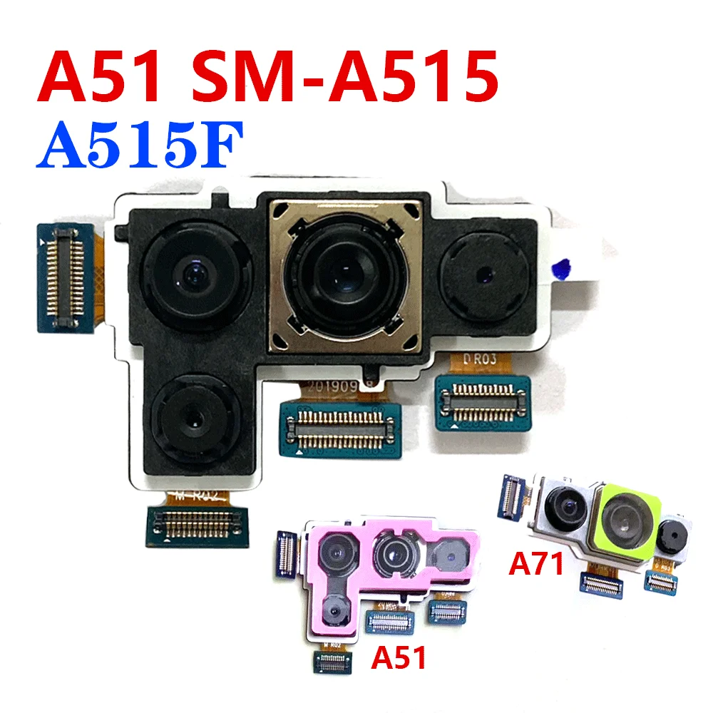 

Back Facing Camera Original For Samsung Galaxy A51 A515F A71 A715 A715F Main Back Big Camera Module Flex Cable Rear