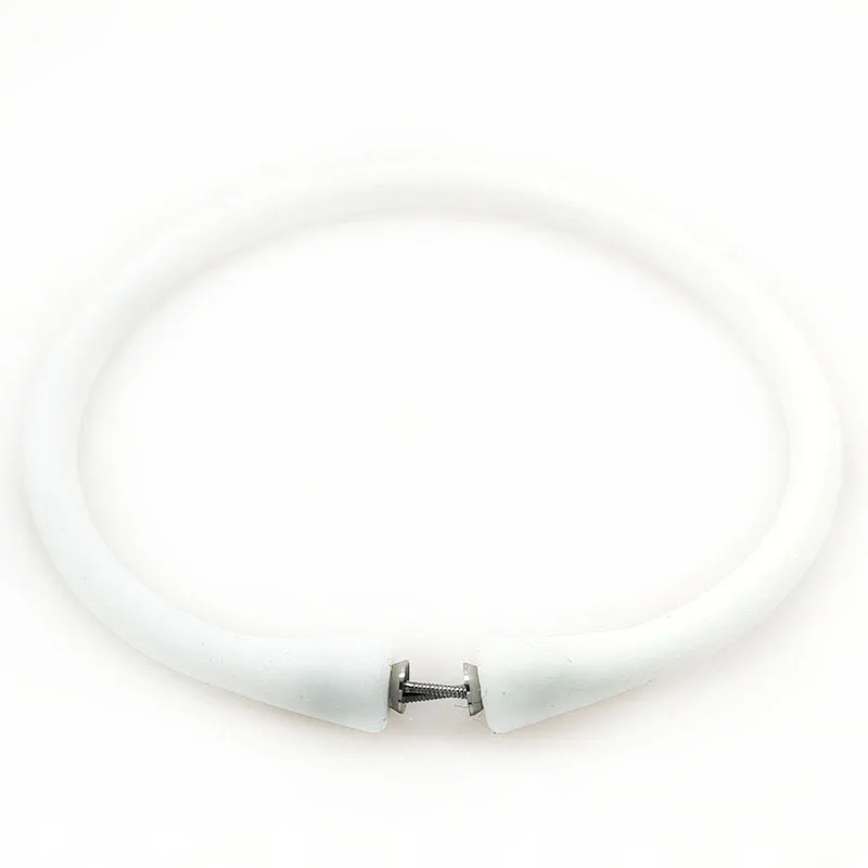 

Wholesale 7 inches White Rubber Silicone Cord for Custom Bracelet