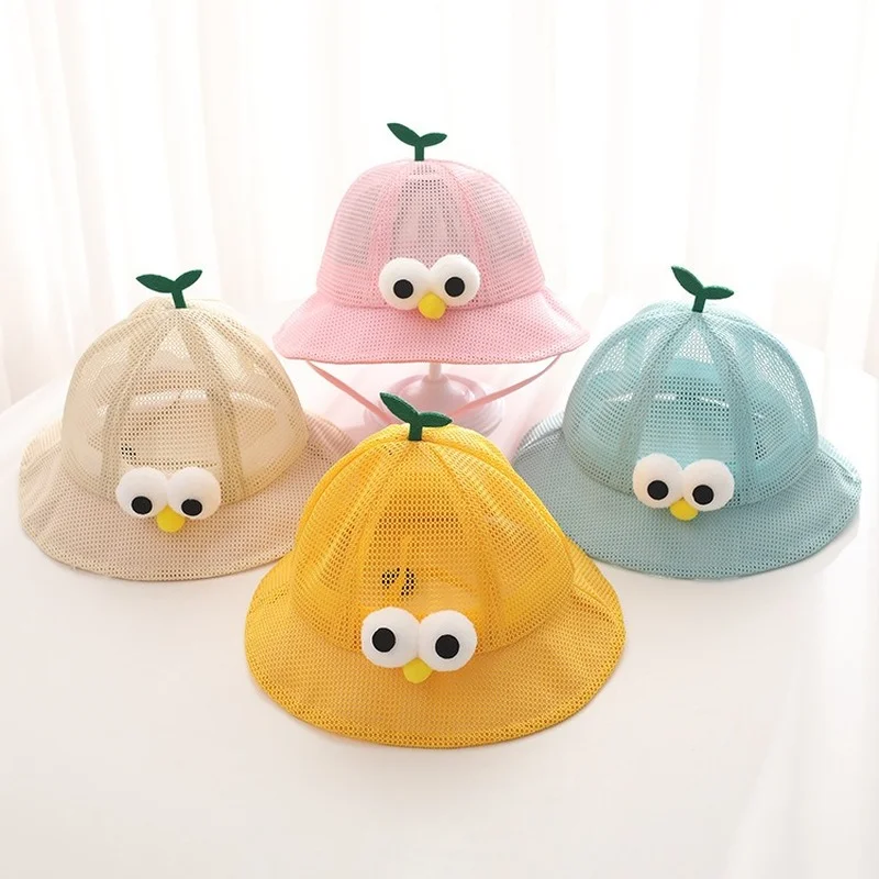 

Baby Hat Summer Thin Mesh Breathable Sandal Hat for Men and Women Sunshade Fisherman Hat Cute Super Cute Children Sun Hat