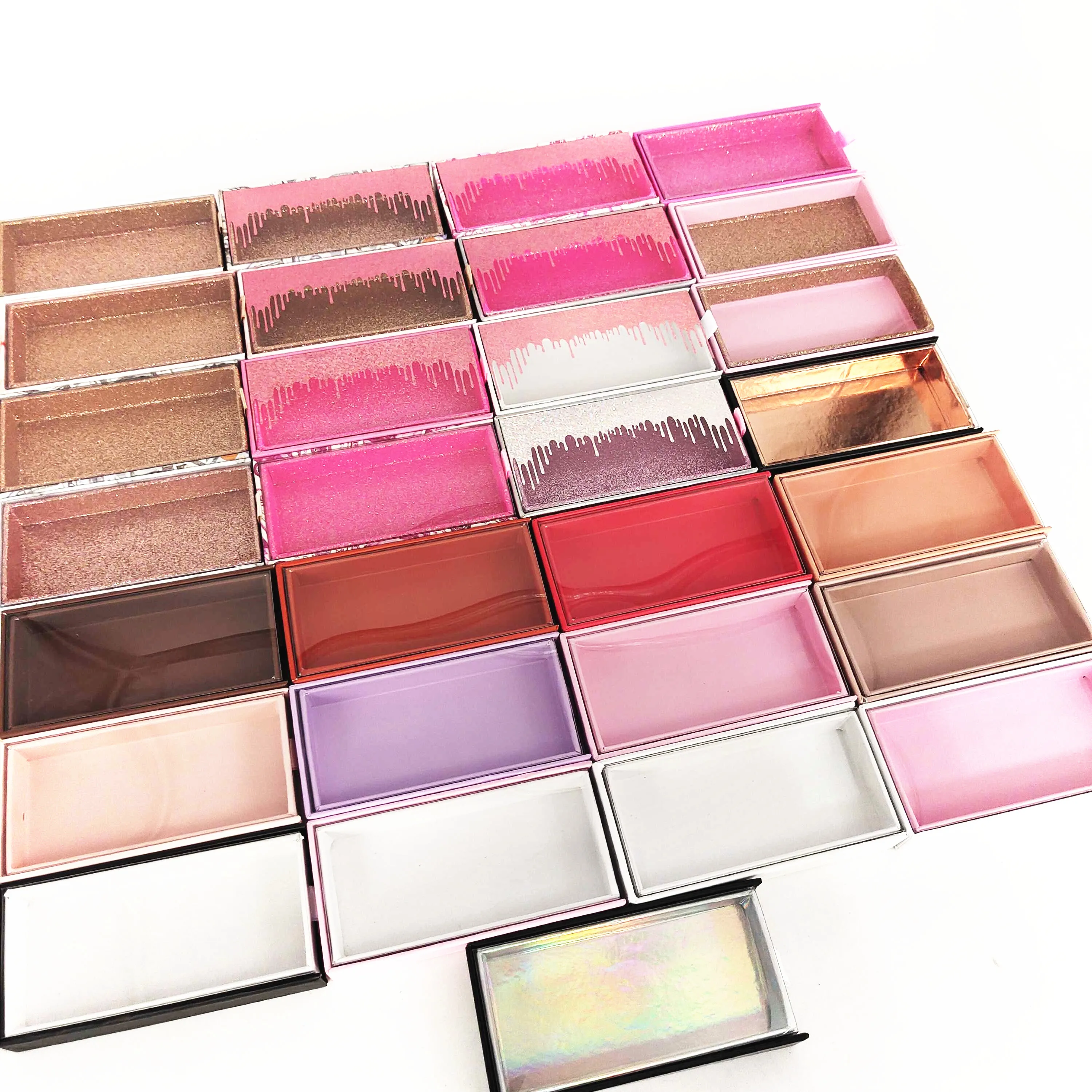 Новые коробки для упаковки ресниц дизайн 3d искусственные норковые натуральные