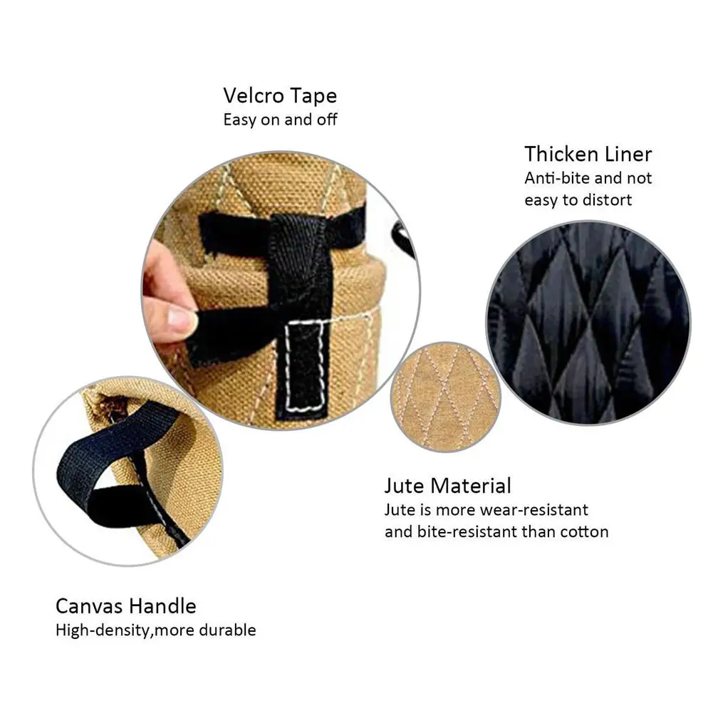 Тренировочные рукава для домашних животных из джутового волокна тренировочная