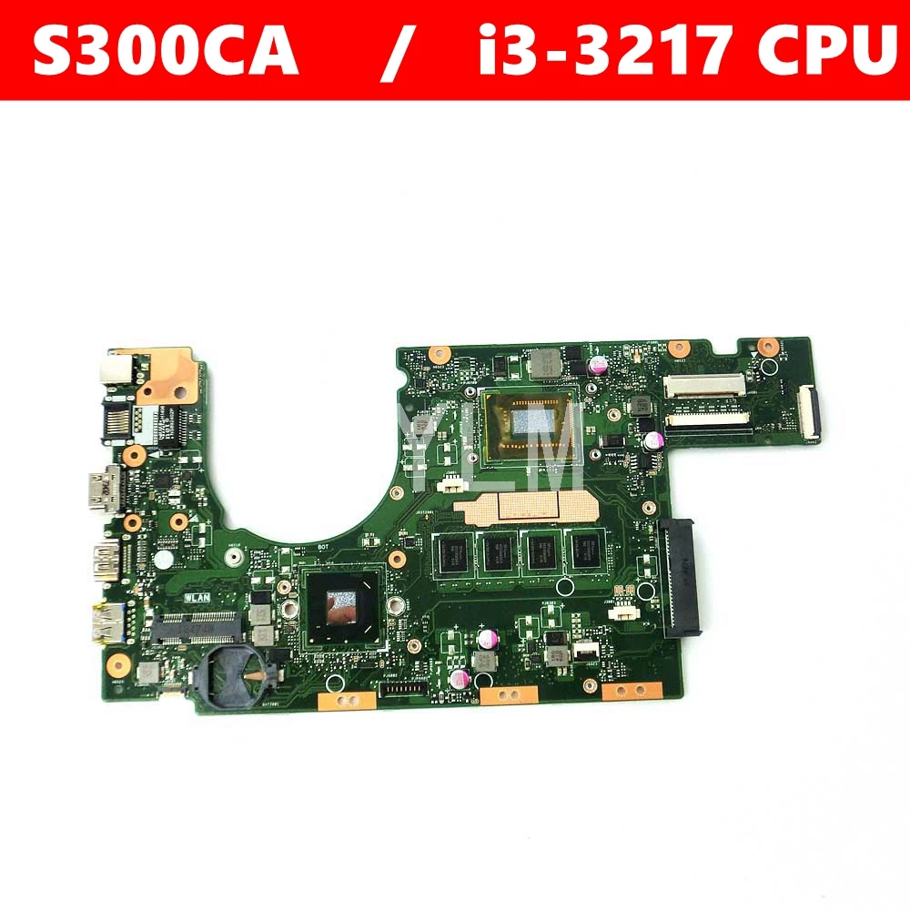 

S300CA i3-3217 CPU 4GB RAM материнская плата REV 2,0 для ASUS S300C S300CA S300 Материнская плата ноутбука 100% протестирована