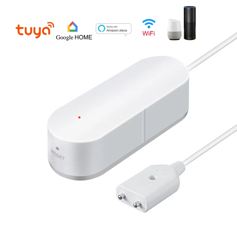 QOLELARM Tuya Smart WI FI детектор утечки воды приложение уведомления Сенсор сигнализация