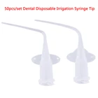 Новинка 2019, 50 шт., одноразовые наконечники для полости рта, белый смеситель, шприц, одноразовая трубка