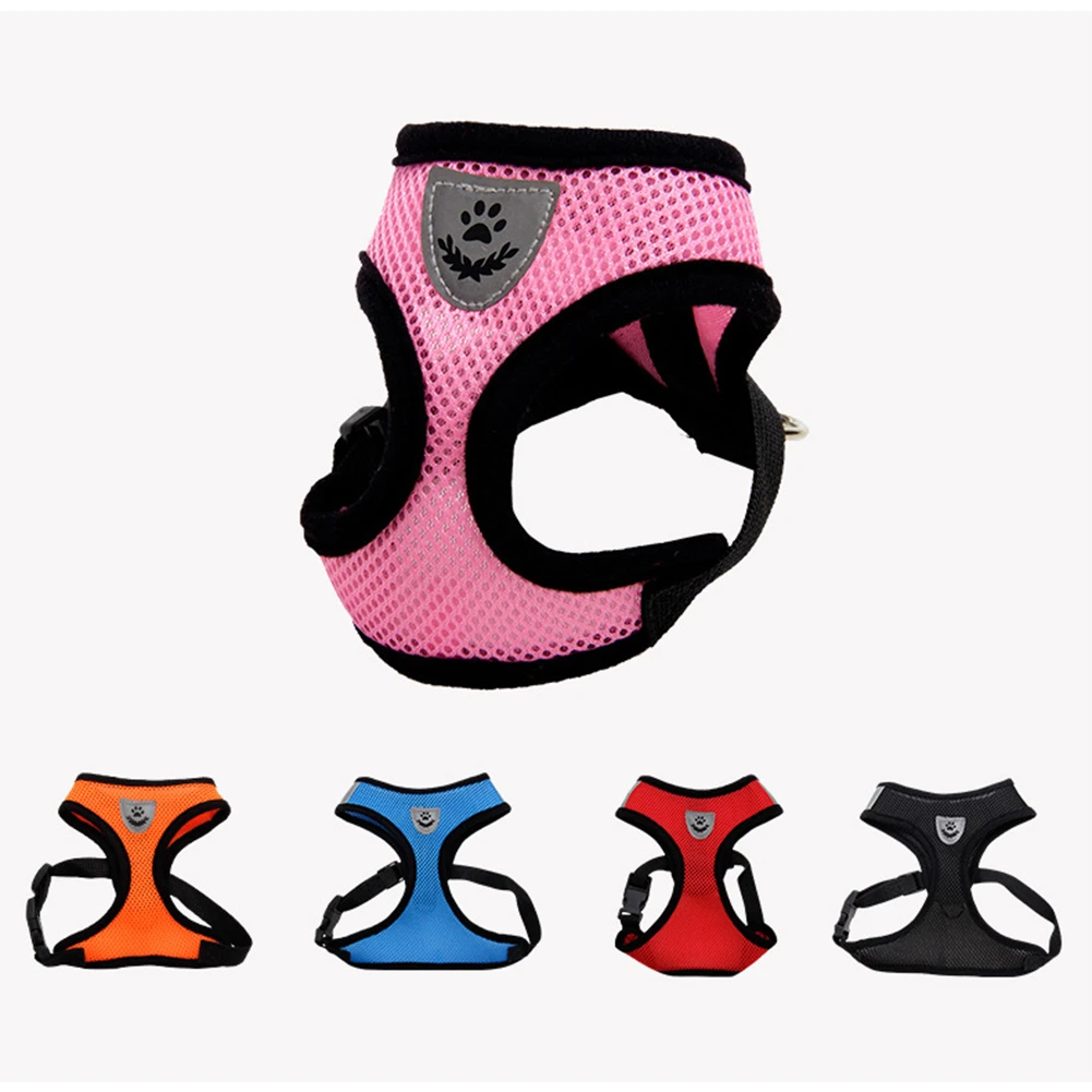 Обувь с дышащей сеткой шлейка для домашних животных и поводок собак маленькая