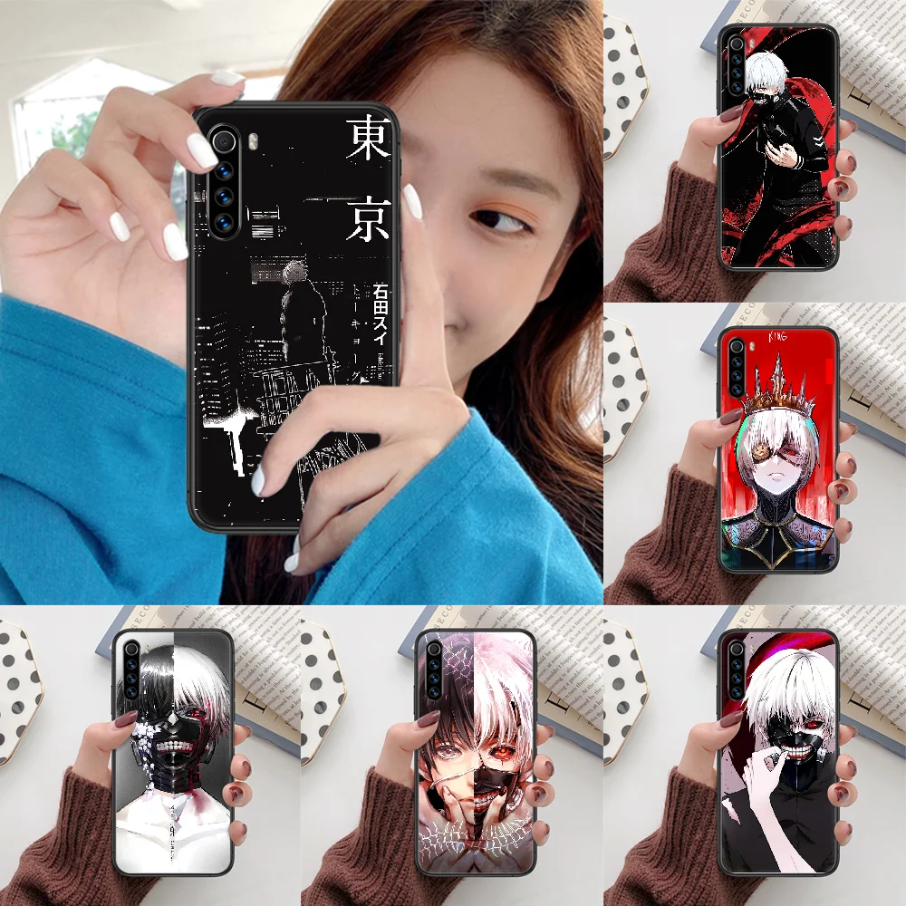 Одежда с надписью Tokyo Ghoul для косплея канеки аниме чехол телефона XIAOMI Redmi Note 3 4 5 6 7 8