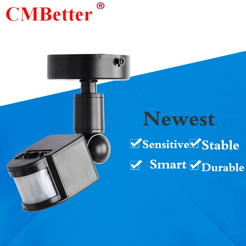 

Microwave radar sensor floodlight dedicated sensing distance 12m smart motion sensor 12V 24V 220V Wall Light Switch