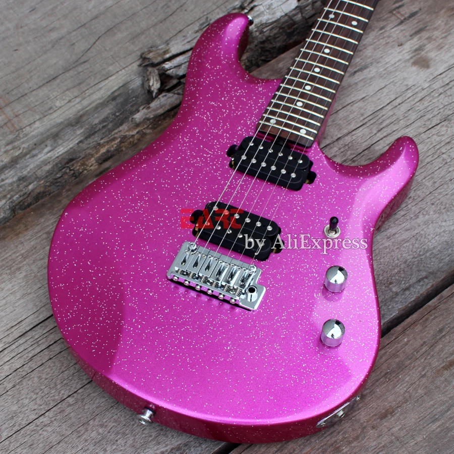 Eart фабрика custom shop Новинка JP60L металлическая фиолетовая 6 струнная электрогитара