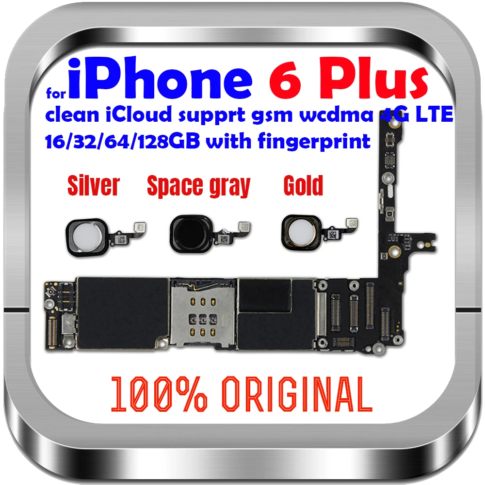 Материнская плата для iphone 6 plus разблокированная 16/64/128 ГБ | Мобильные телефоны и
