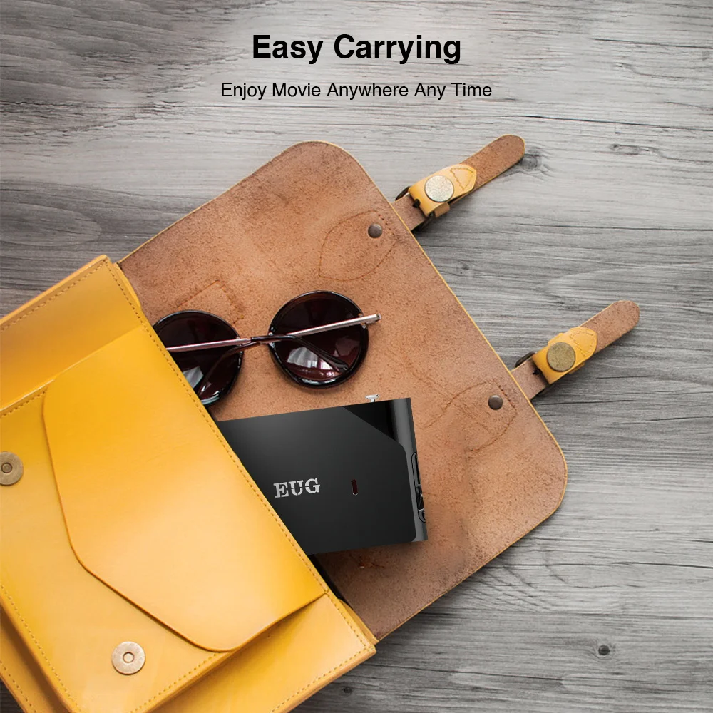 3D портативный мини проектор Beamer Домашний кинотеатр видео аккумуляторная батарея