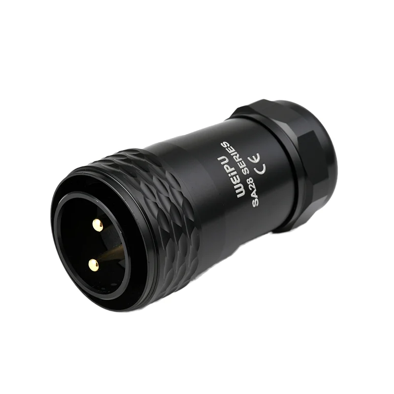 WEIPU SA2810 + SA2811 SA28 M28 водонепроницаемый электрический кабель прямой переходник 2 3 4 7 8