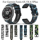 Ремешок быстросъемный для наручных часов, браслет для Garmin Fenix 6 5Plus 5X Plus 3 3HR MK1 6X 6XPro D2, ли Easyfit, 26 22 мм