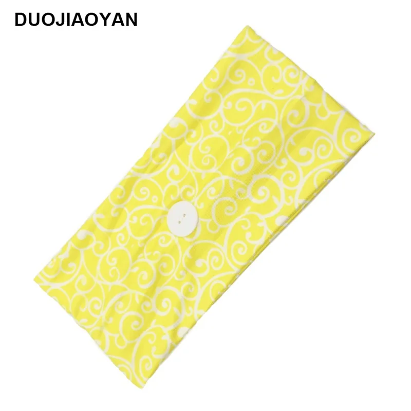 Женская повязка на голову с пуговицами для маски волос Спортивная Повязка