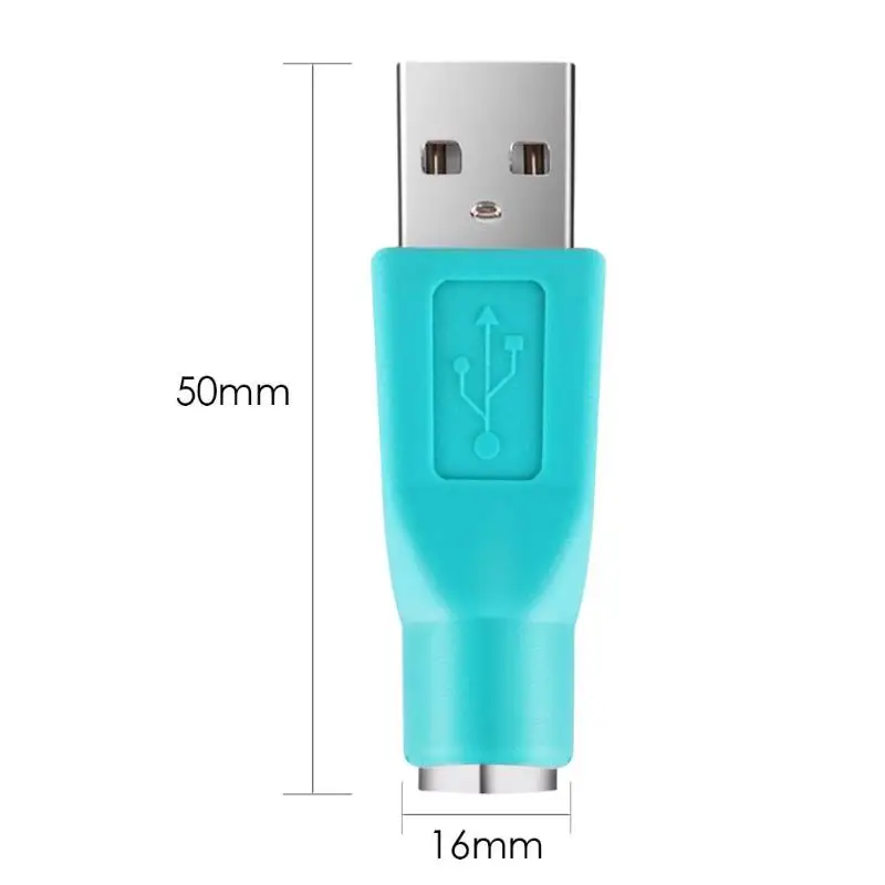 2pcs USB 2.0 Male To Female Converter Adapter For PS2 Computer PC Laptop Keyboard Mouse Connector USB To For PS/2 Adapter images - 6